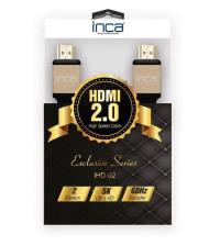 INCA 2.0 V 2 METRE HDMI TO HDMI ALTIN UÇLU KABLO